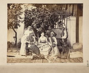 Group of mistress and pupils of the Government Normal School, Bombay