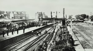 Grove Park Station: exterior and platforms by English Photographer