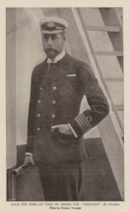 The Duke of York on Board the Crescent in Torbay by English Photographer