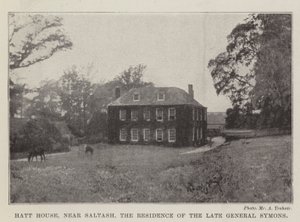 Hatt House, near Saltash, the Residence of the Late General Symons by English Photographer