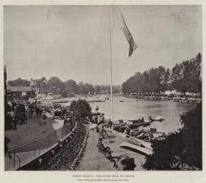 Henley Regatta, the Course from the Bridge by English Photographer