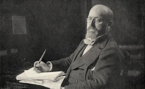 Henry James (1843-1916) in his study