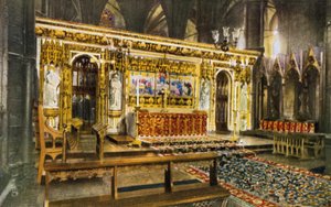 High Altar, Westminster Abbey, London by English Photographer