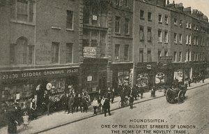 Houndsditch, One of the Busiest Streets of London, the Home of the Novelty Trade, London by English Photographer