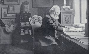 Ibsen in his Study by English Photographer