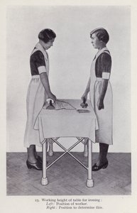 Illustration for Posture in Housework by English Photographer