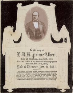 In memory of His Royal Highness Prince Albert by English Photographer