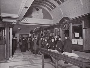 In the Carnegie Central Library, Hammersmith by English Photographer