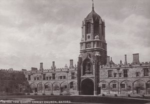 In the Tom Quadrangle, Christ Church, Oxford by English Photographer