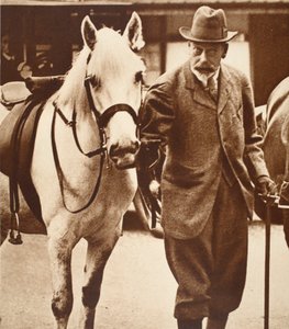 King George and His Favourite Pony Jock, 1930s