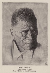King Tawhiao by English Photographer