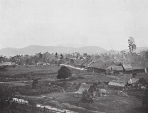 Kuala Lumpur in 1884, Site of Present Government Offices by English Photographer