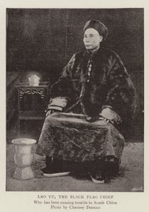 Lao Yu, the Black Flag Chief by English Photographer