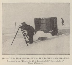 Lecointe Making Observations, the Nautical Observatory by English Photographer