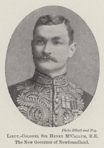 Lieutenant-Colonel Sir Henry MCallum, RE, the New Governor of Newfoundland by English Photographer