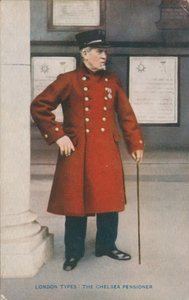 London Types, The Chelsea Pensioner by English Photographer