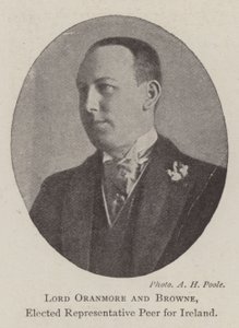Lord Oranmore and Browne, Elected Representative Peer for Ireland by English Photographer
