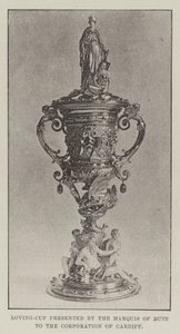 Loving-Cup presented by the Marquis of Bute to the Corporation of Cardiff by English Photographer