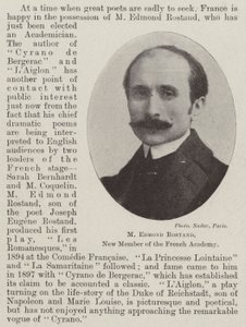 M Edmond Rostand, New Member of the French Academy by English Photographer