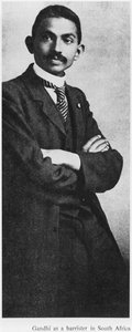 Mahatma Gandhi as a barrister in South Africa, c.1900