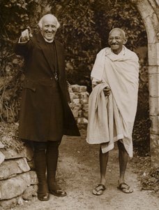 Mahatma Gandhi, Indian leader of the movement for independence from British rule by English Photographer