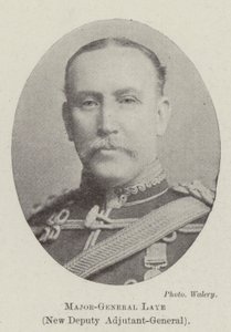 Major-General Laye, New Deputy Adjutant-General by English Photographer