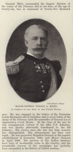 Major-General Nelson A Miles, in Command of the Army of the United States by English Photographer