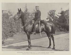 Major-General Sir Redvers Buller, GCB, VC, on his Favourite Charger, Gambler by English Photographer