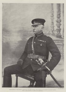 Major-General T Kelly-Kenny (commanding the Sixth Division), who captured over Seventy of Cronjes Wagons, with a Large Quantity of Stores and Ammunition by English Photographer