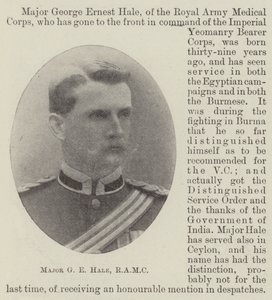 Major G E Hale, RAMC by English Photographer
