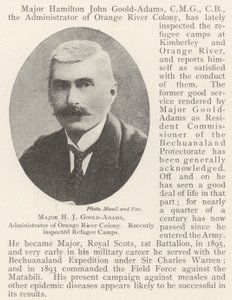 Major H J Goold-Adams, Administrator of Orange River Colony, Recently Inspected Refugee Camps by English Photographer