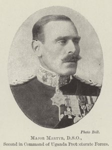 Major Martyr, DSO, Second in Command of Uganda Protectorate Forces by English Photographer