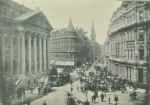 Mappin and Webb, Cheapside, from Mansion House looking west, City of London, 1890
