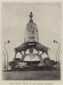 Meat Extract Trophy at the Antwerp Exhibition by English Photographer