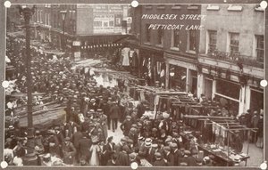 Middlesex Street on Petticoat Lane by English Photographer