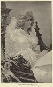 Miss Alice Lethbridge by English Photographer