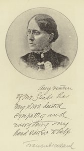Miss Frances E Willard by English Photographer