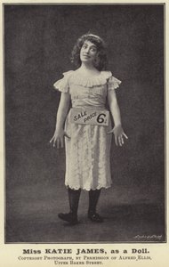 Miss Katie James as a Doll by English Photographer