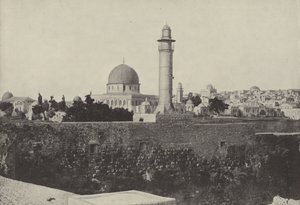 Mosque of Omar and Jewish Quarter, where Christ drove the money changers from the temple by English Photographer