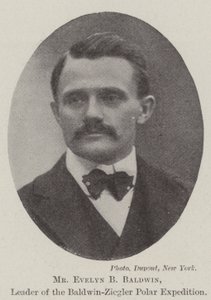 Mr Evelyn B Baldwin, Leader of the Baldwin-Ziegler Polar Expedition by English Photographer