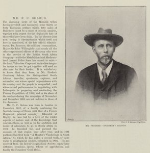 Mr Frederic Courtenay Selous by English Photographer