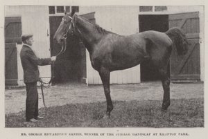 Mr George Edwardess Santoi, Winner of the Jubilee Handicap at Kempton Park by English Photographer