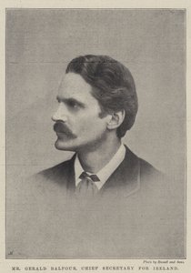 Mr. Gerald Balfour, Chief Secretary for Ireland by English Photographer