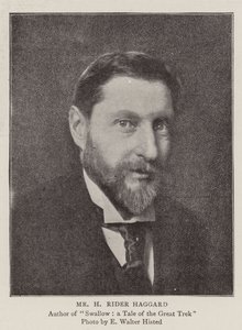 Mr H Rider Haggard, the Authors of our New Serial by English Photographer