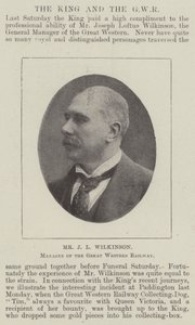 Mr J L Wilkinson, Manager of the Great Western Railway by English Photographer