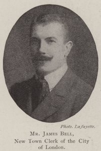 Mr James Bell, New Town Clerk of the City of London by English Photographer