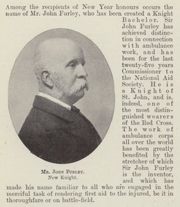 Mr. John Furley, New Knight by English Photographer