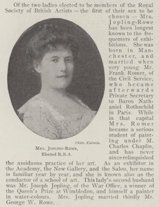 Mrs Jopling-Rowe, elected RBA by English Photographer