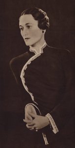 Mrs Simpson, future Duchess of Windsor by English Photographer