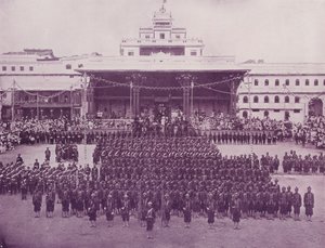 Mysore Troops by English Photographer